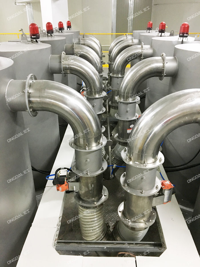 自動化粉體稱重配料氣力輸送系統(tǒng) 自動化粉體稱重配料氣力輸送系統(tǒng)