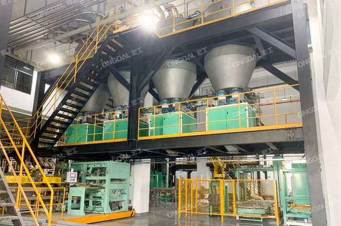 滌綸原料氣力輸送系統(tǒng) 滌綸原料氣力輸送系統(tǒng)