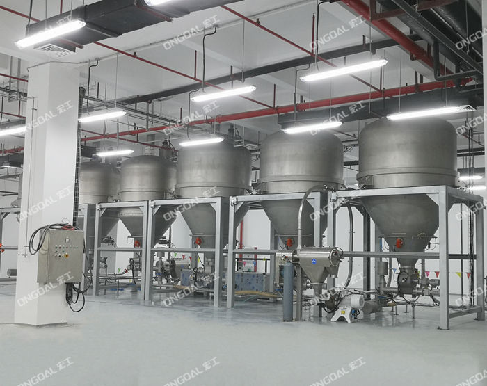 化學纖維原料氣力輸送系統(tǒng)